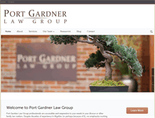 Tablet Screenshot of portgardnerlaw.com